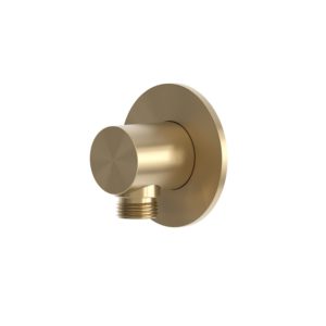 Rose Gold Wall-Mount Flexible Shower Holder with Durable High-Quality Material