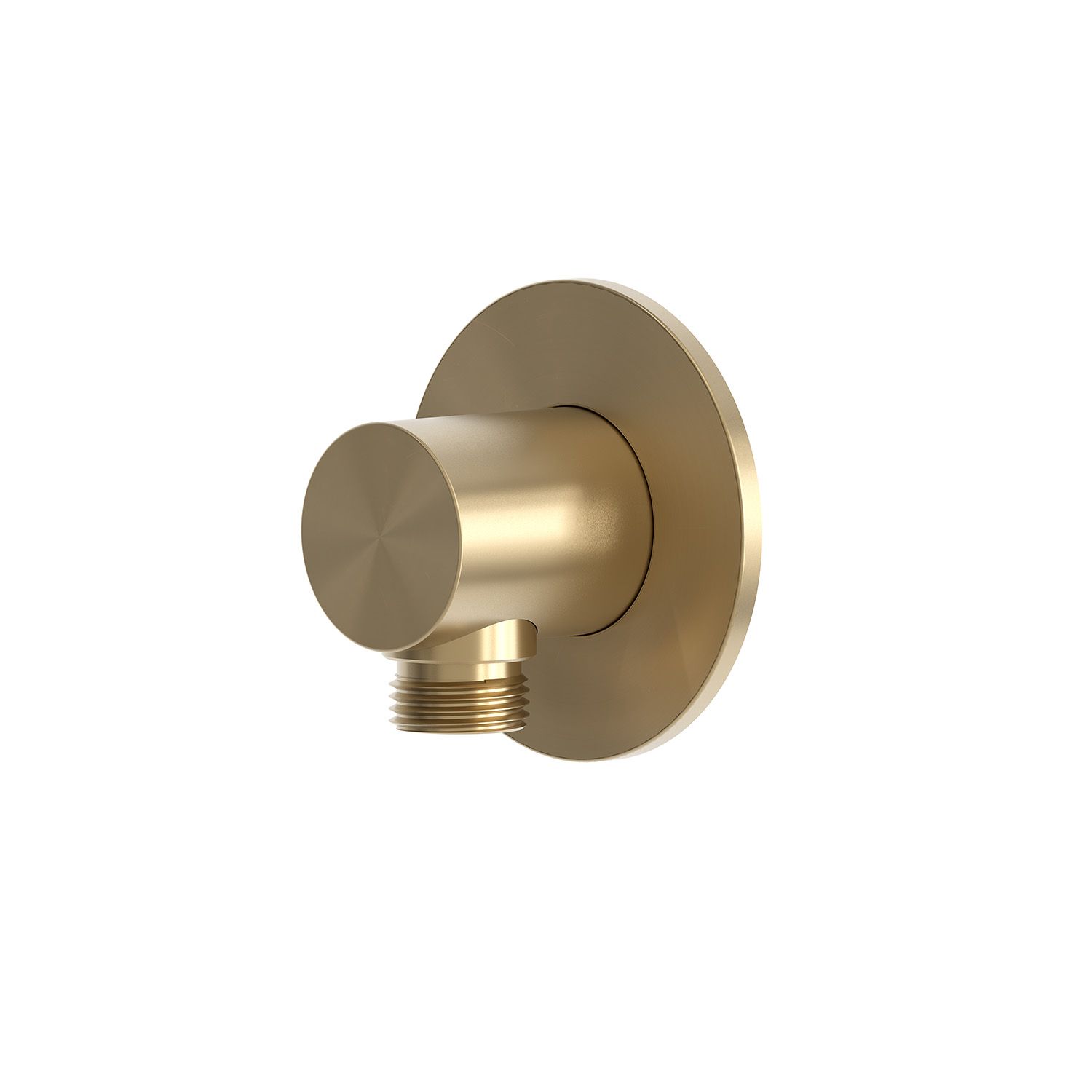 Upgrade your shower with a durable, elegant rose gold wall m Rose gold flexible hand shower wall conn