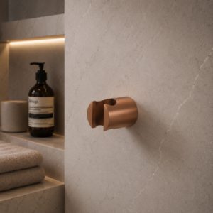 Rose Gold 316L Stainless Steel Shower Handset Wall Connector