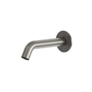 Wall-Mount Stainless Steel Rifle Barrel Spout in Gunmetal for Sink Durable