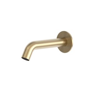 Wall-Mounted Gold Stainless Steel Faucet Spout for Sink Corrosion-Resistant Durable