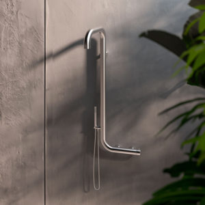 Sined Arborea 316l Steel Outdoor Wall Shower