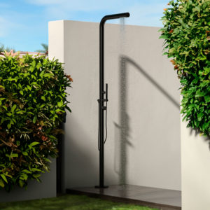 Sined Budoni Garden Shower In 316l Stainless Steel With Hand Shower
