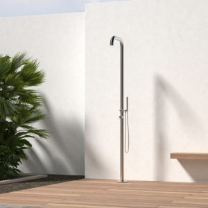 316l Satin Stainless Steel Outdoor Shower Sined Chia Inox Shower