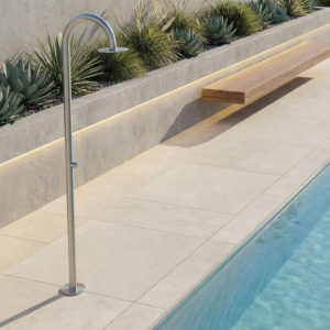 Cold Water Shower For Pool Inox 316l Satin Sined Shower Palau
