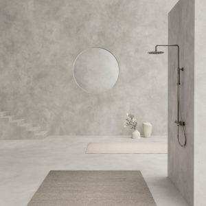 316L Stainless Steel Thermostatic Wall Shower with 25cm Gunmetal PVD Head