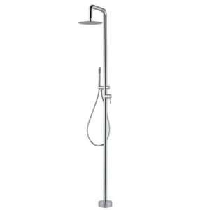 Elegant Stainless Steel 316 Pool Waterfall with Adjustable Spout and Tap