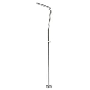 Elegant Stainless Steel Shower with Antiscalant Diffuser for Pools