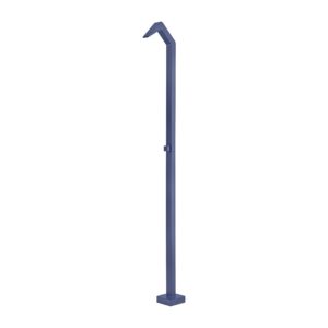 Blue 316 Stainless Steel Pool Shower with Cascade Design for Outdoor Use