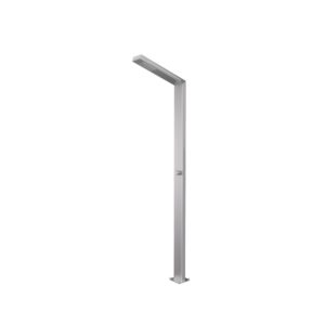 Elegant Steel Shower with LED Light for Outdoor Use Windproof and Corrosion-Resistant