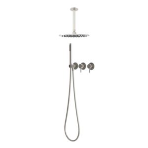 30cm Ceiling Cold-Water Shower Kit Silver 316L Stainless Steel
