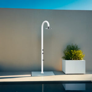 Aluminum shower with LED 3 spray modes sensor hot and cold water