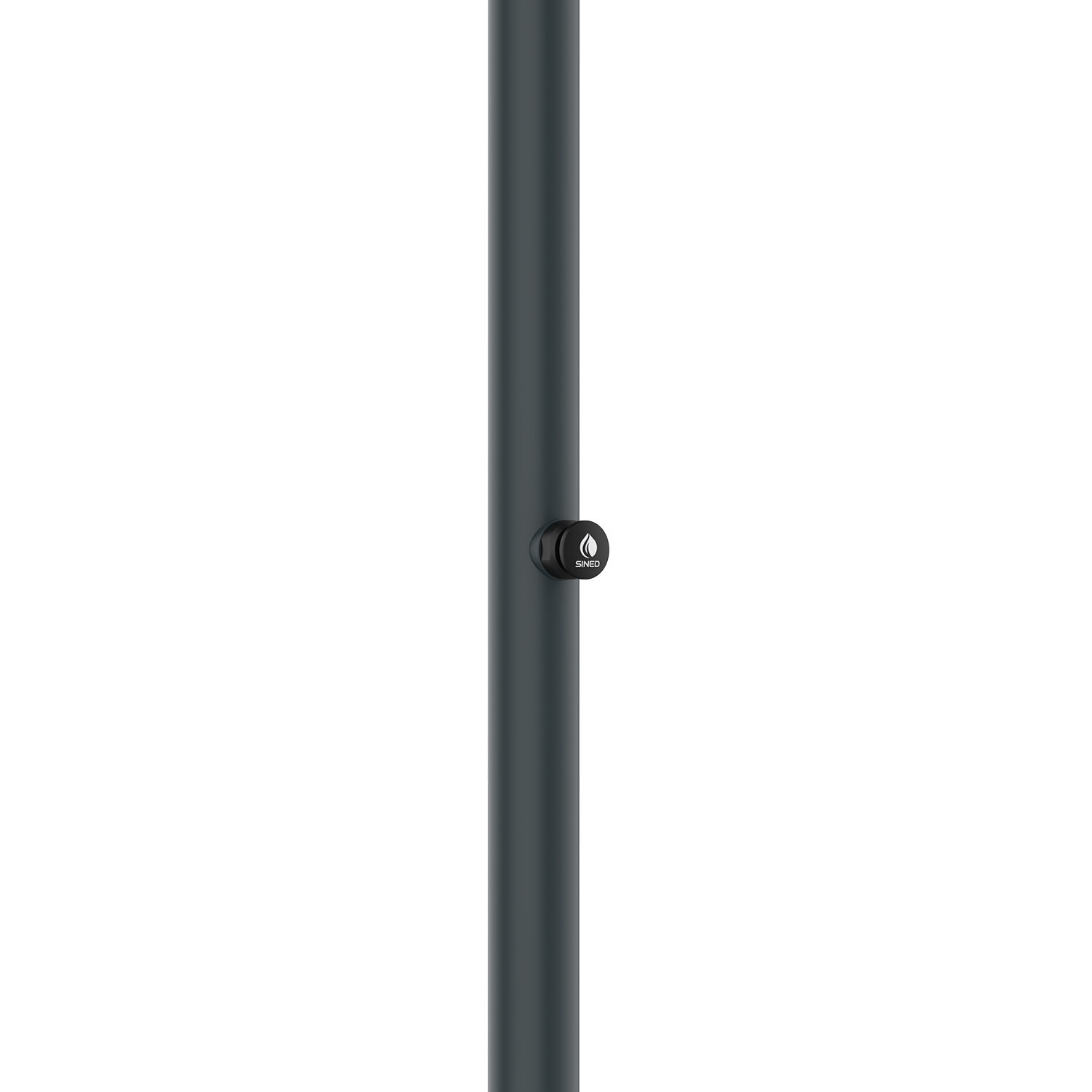 Aluminum Timed Cold Water Shower Sined Luna Timer Grey - Image 3