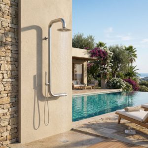 Inox 316L Stainless Steel Wall Shower MX1015C-INOX