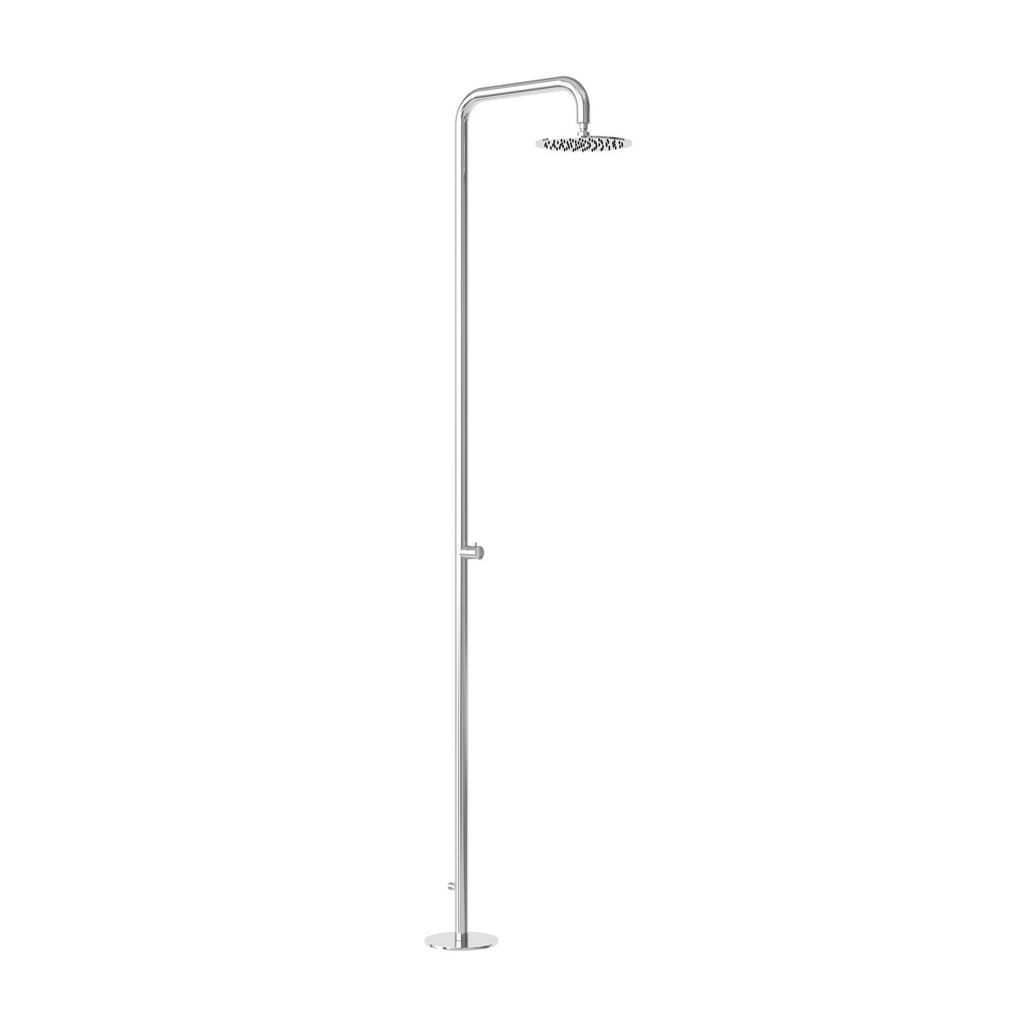 elegant outdoor shower in inox 316l - invest in luxury today! 316L stainless steel shower cold water MX3038C.