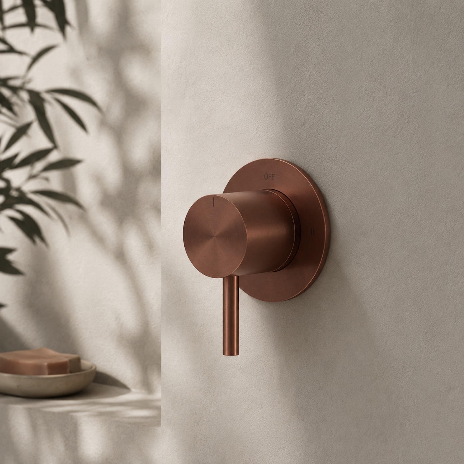 Rose Gold 316L Stainless Steel Shower On-Off Valve Levante